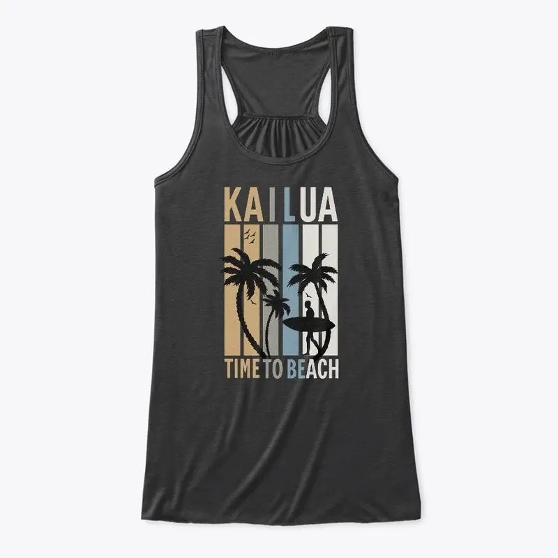 Kailua Oahu Hawaii Beach Tee Sunset Surf